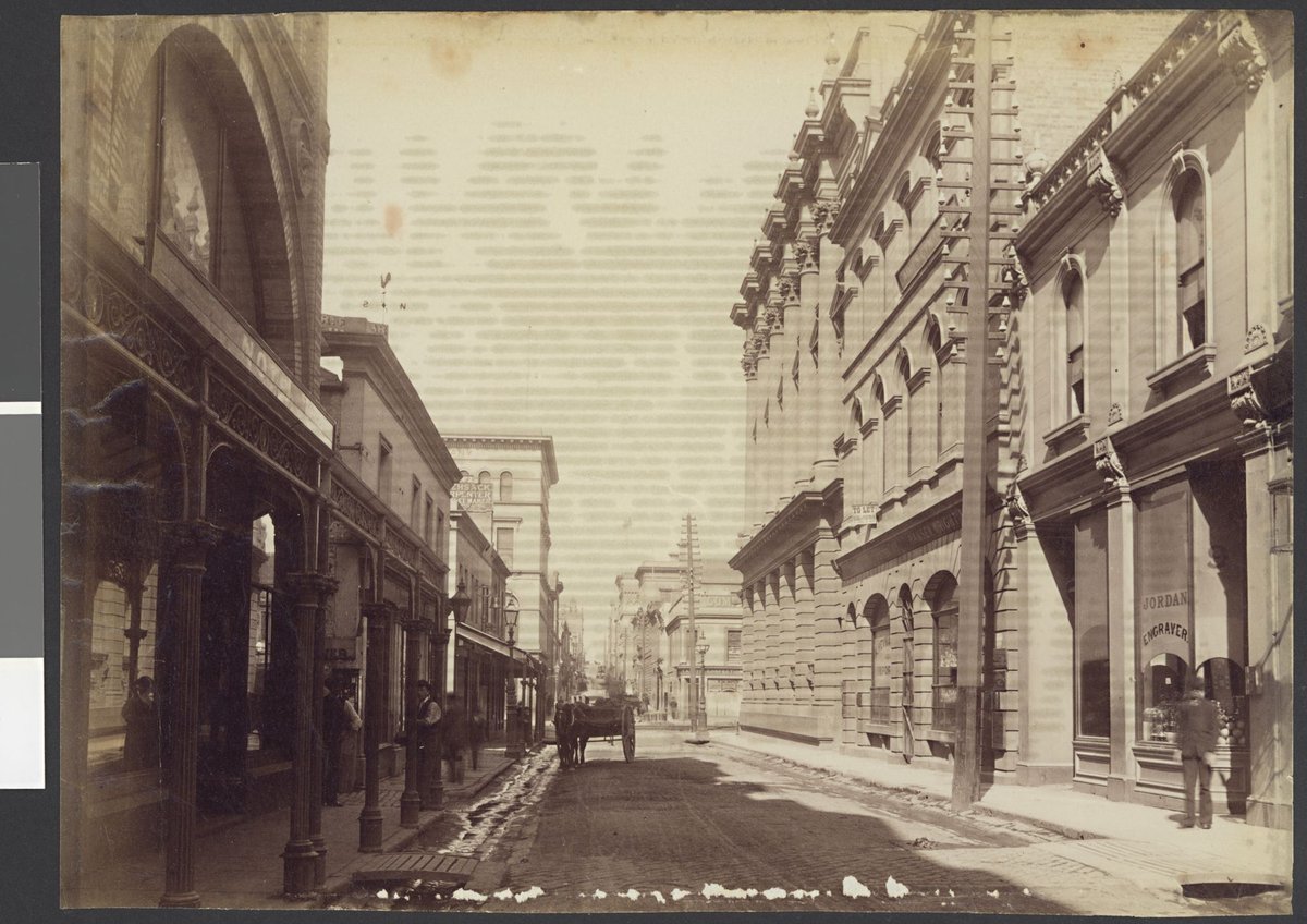[Little Collins Street, looking west], Melbourne City (1879–94)