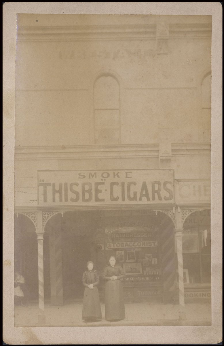 Peg's dad's shop Smith Street Fitzroy (1900?)