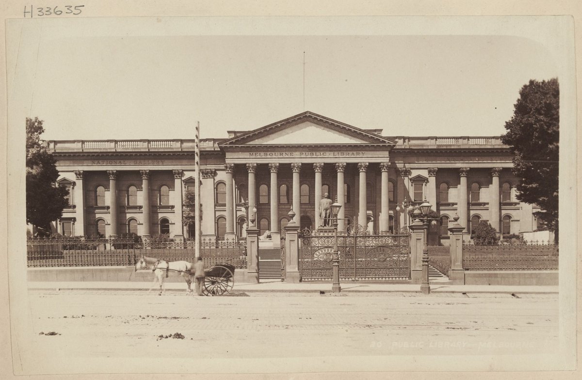 Public library - Melbourne, Melbourne City (1890–1900)