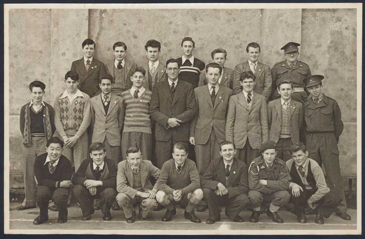 Photographic record of Paul Manly at technical school, Collingwood (1951?)
