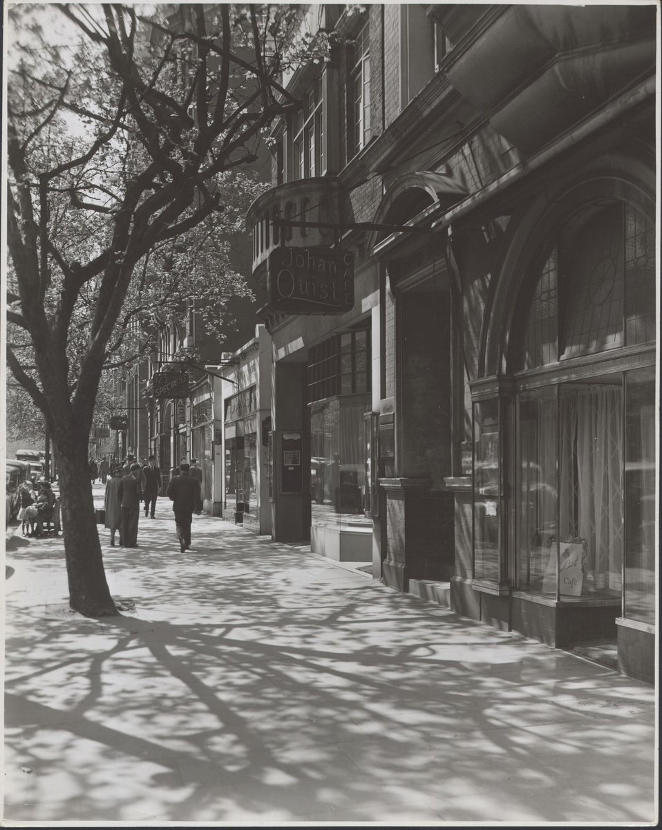 View along Collins Street, Melbourne, Victoria, Melbourne City (1946–54)