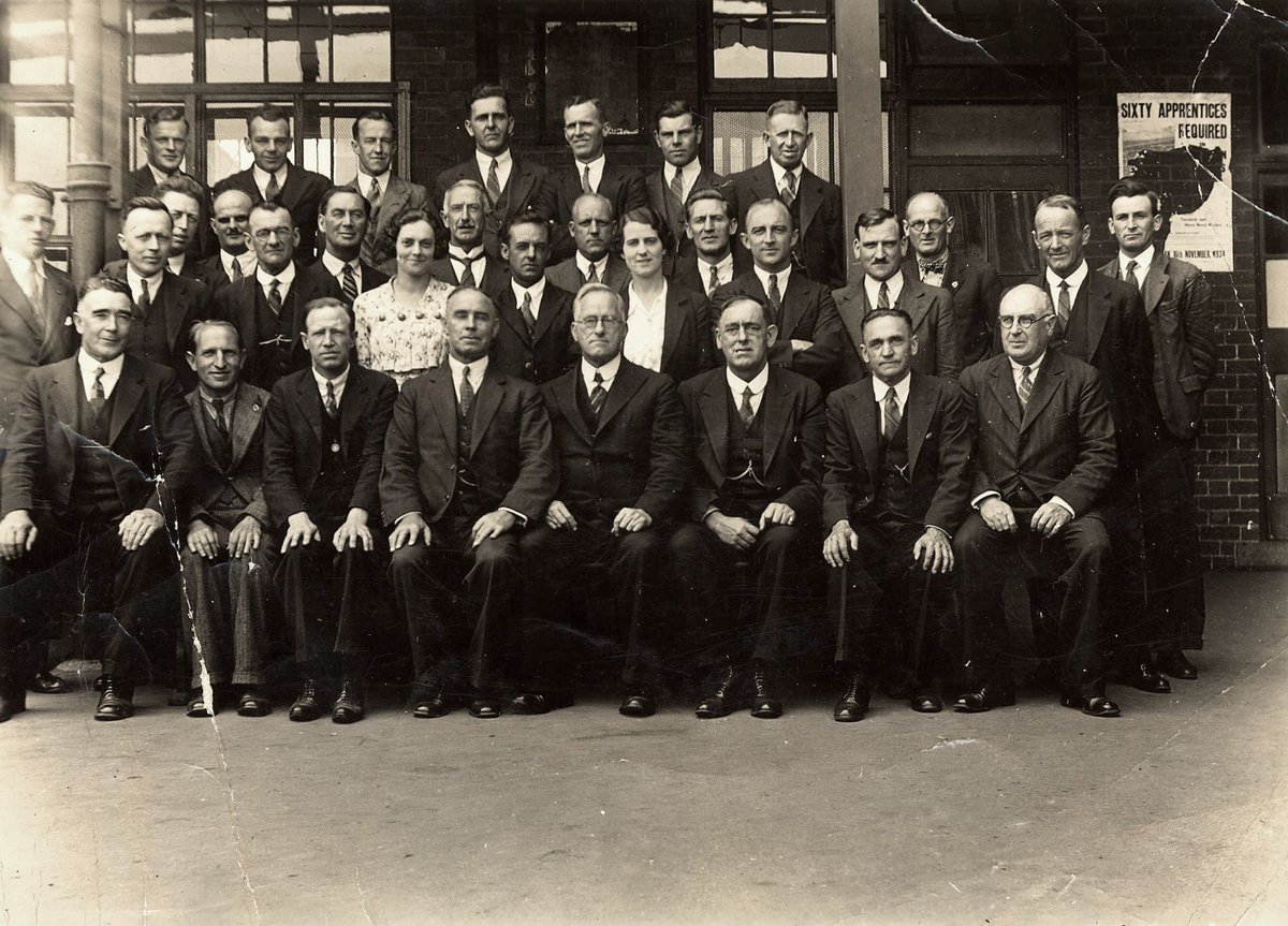 Staff of the West Melbourne Technical School, 1934