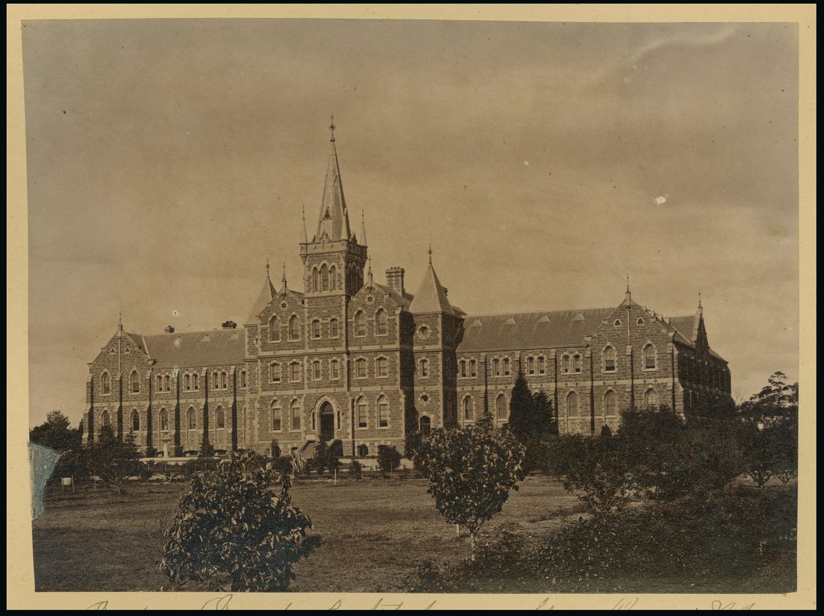 Deaf & Blind Institute, St. Kilda Rd. [Melbourne, Vic.], Melbourne City (c. 1870)