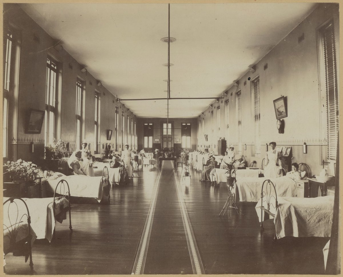 Ward in Alfred Hospital, Melbourne (1901–18)