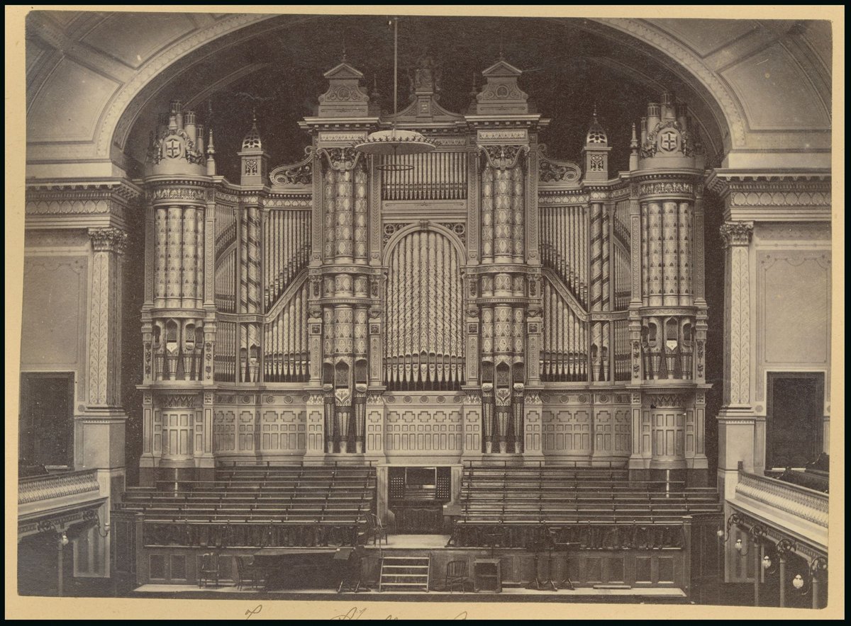 Town Hall organ, [Melbourne, Vic.], Melbourne City (c. 1870)