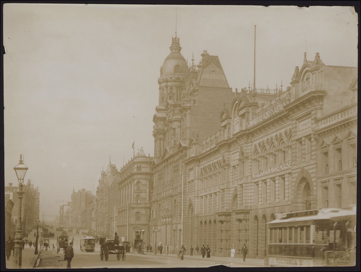 Collins Street west, [Melbourne, Vic.], Melbourne City (1900)