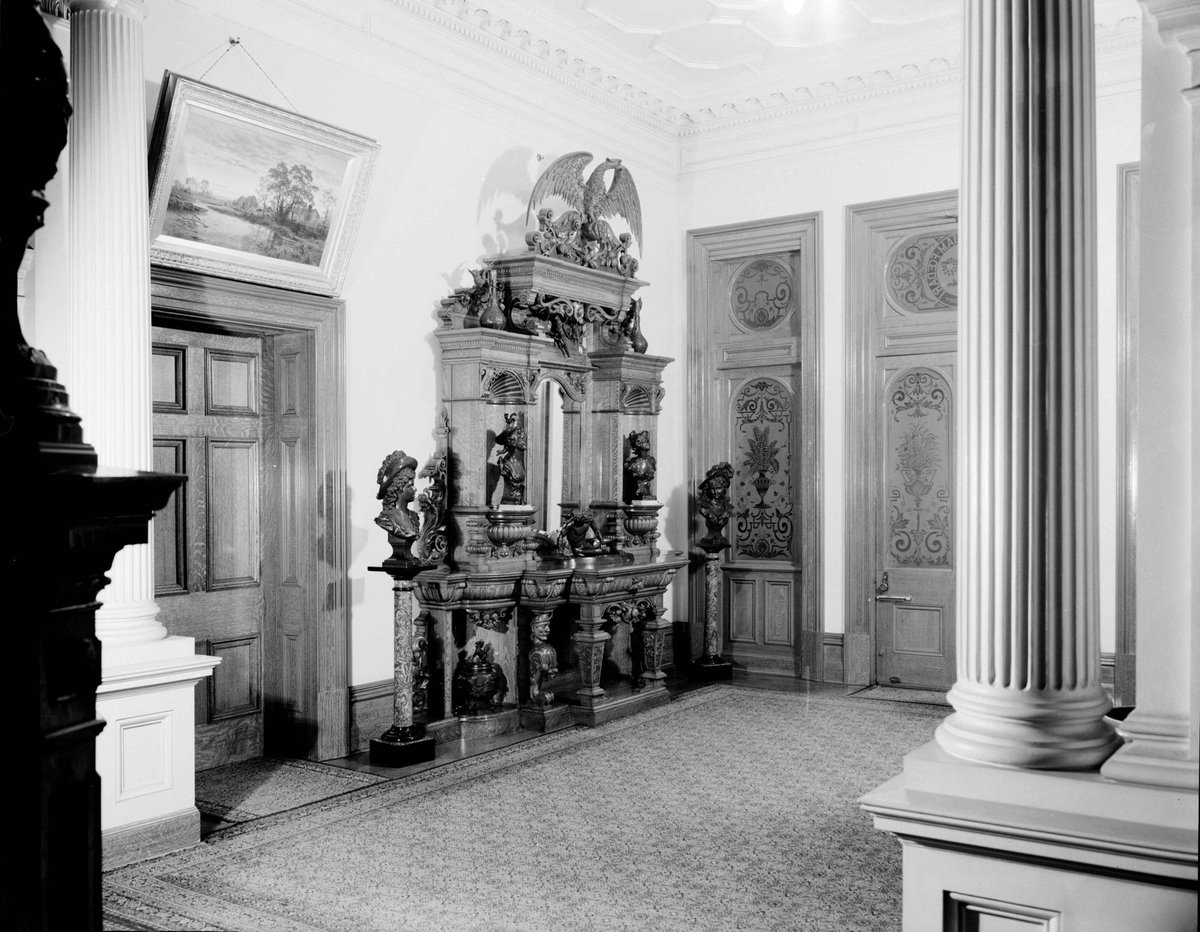 Interior showing the hall at Scotsburn, 554 Toorak Road, Toorak (c. 1937)