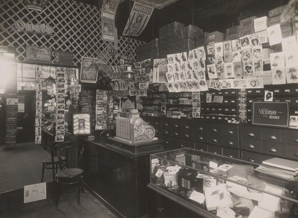 Interior, A.G. Jones, Stationer, Royal Arcade, Melbourne, Melbourne City (1911–15)