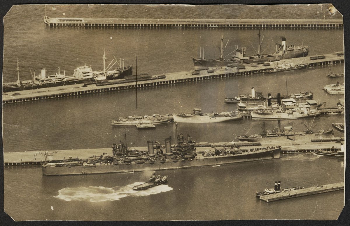 Williamstown Pier during World War II, Port Melbourne (1939–45)