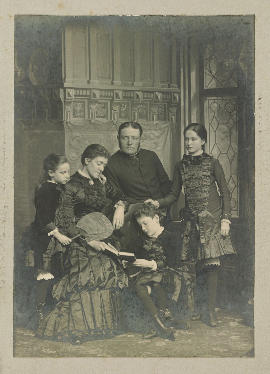 Sir Thomas N. Fitzgerald of Rostella, Melbourne and his family (1883?)