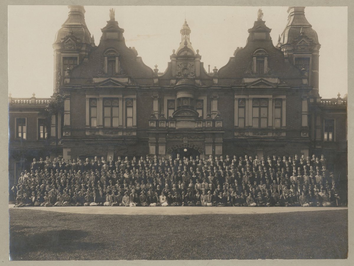 Students at the Teachers' College, Grattan Street, Carlton (c. 1930)