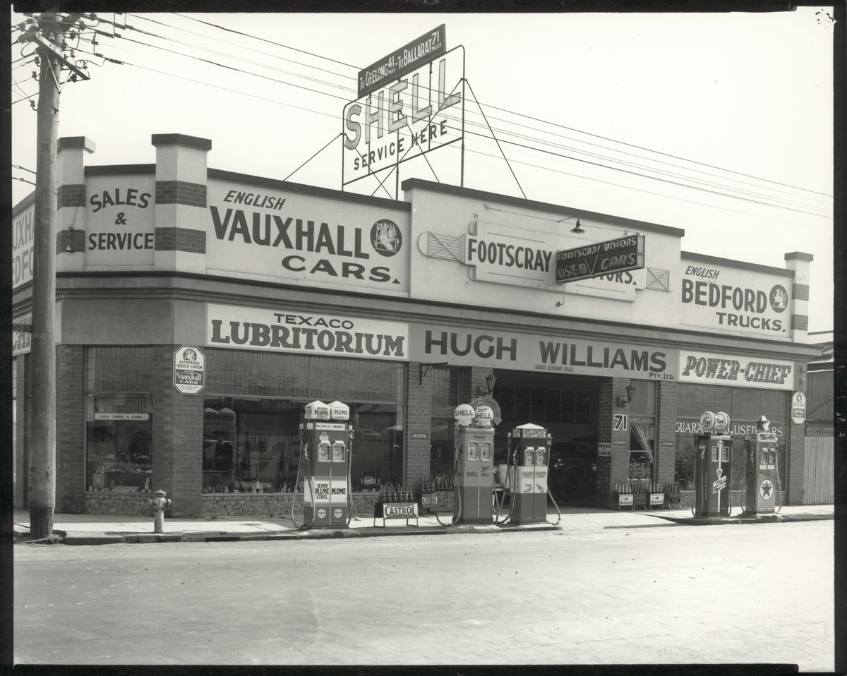Footscray Motors, Hugh Williams Pty Ltd, 71 Hopkins Street, Footscray (1930–45)