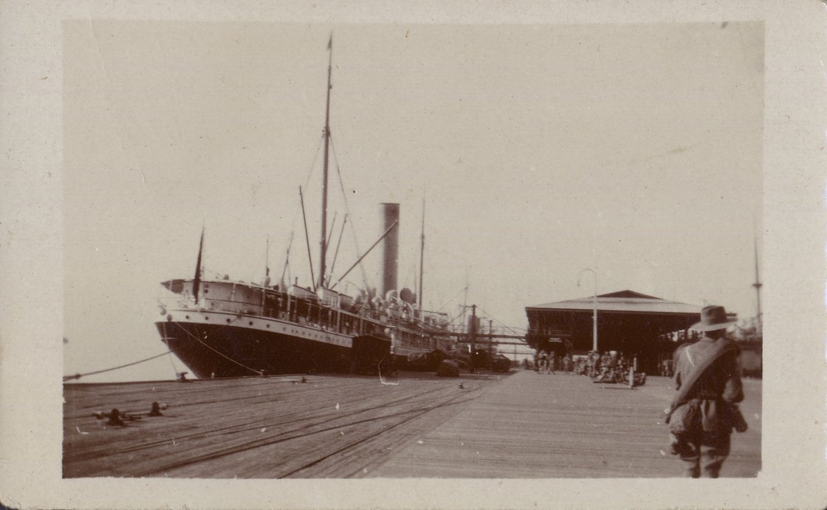 H.M.S. Omrah, Port Melbourne (1916)