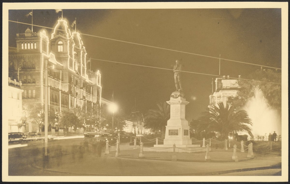[Melbourne centenary celebrations, Spring St.], Melbourne City (1934)
