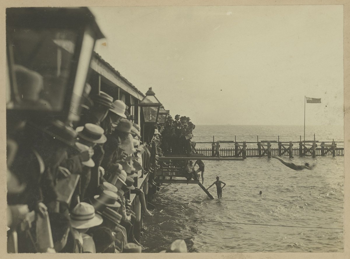 Swimming carnival at St. Kilda, St Kilda (c. 1914)