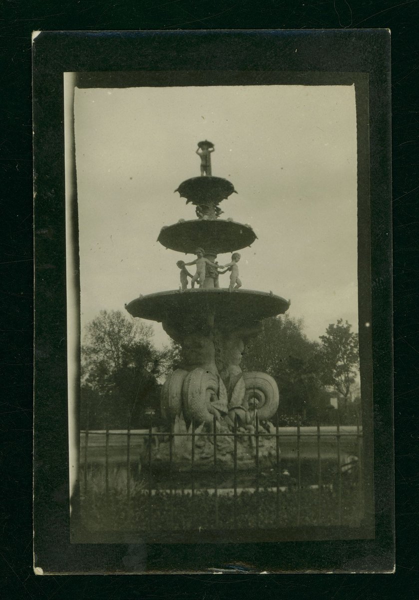 Statue in the Exhibition Garden, [Carlton, Vic.] (c. 1920)