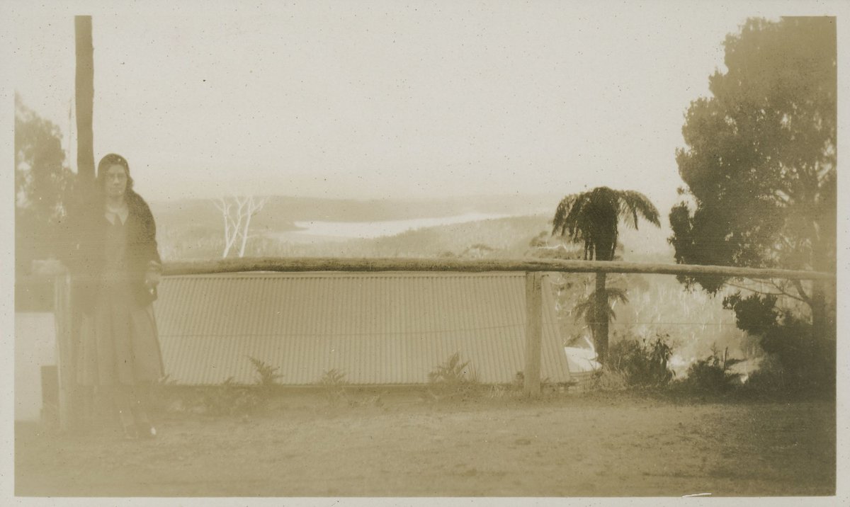 Dandenongs overlooking water supply, [Isie?] in foreground (c. 1933)