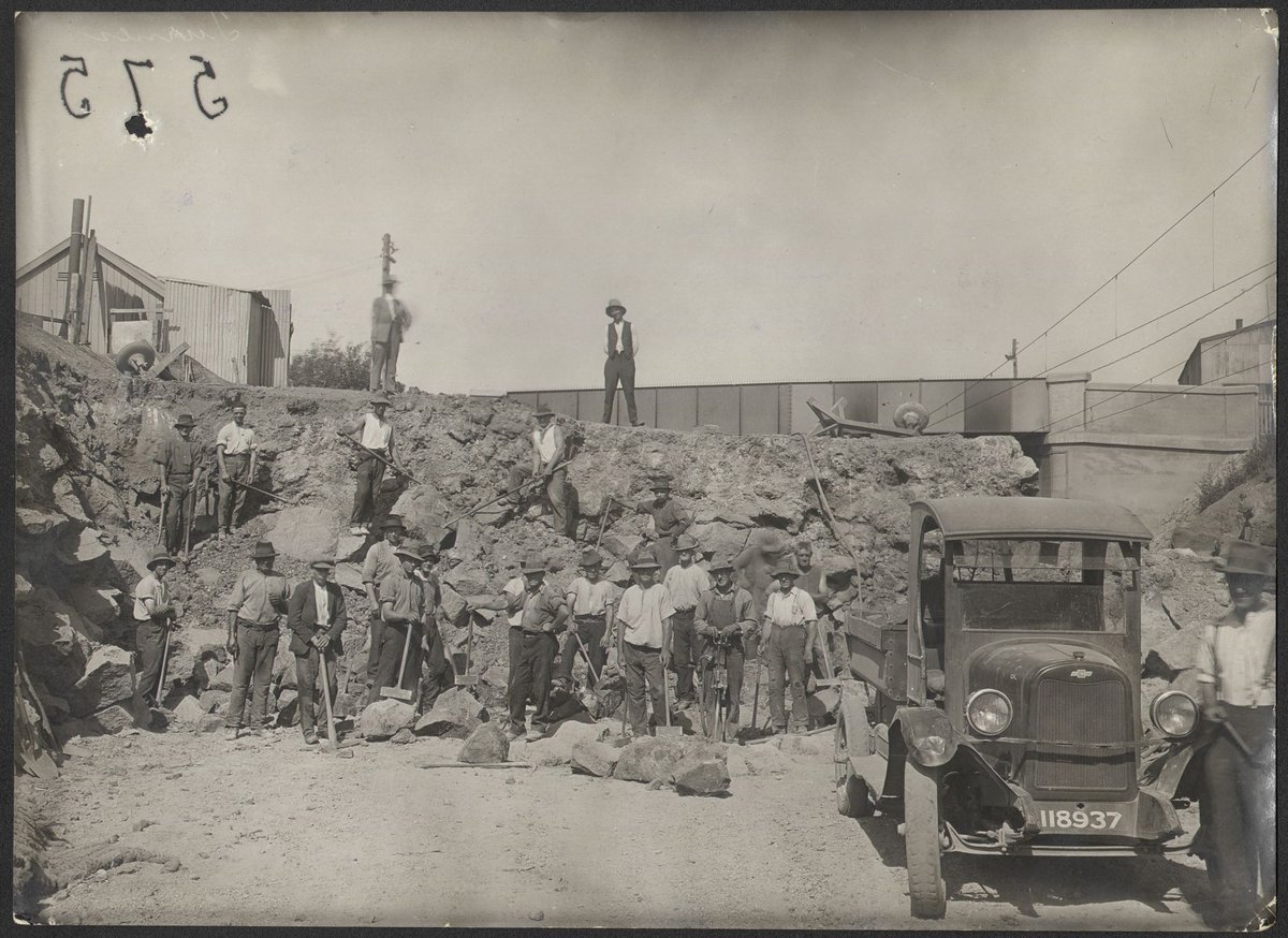 South Kensington to West Footscray, earthworks (1926–27)