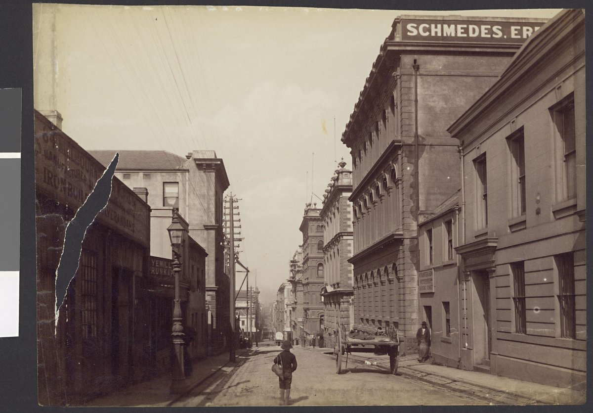 Flinders Lane looking west, [Melbourne, Vic.], Melbourne City (1879–94)