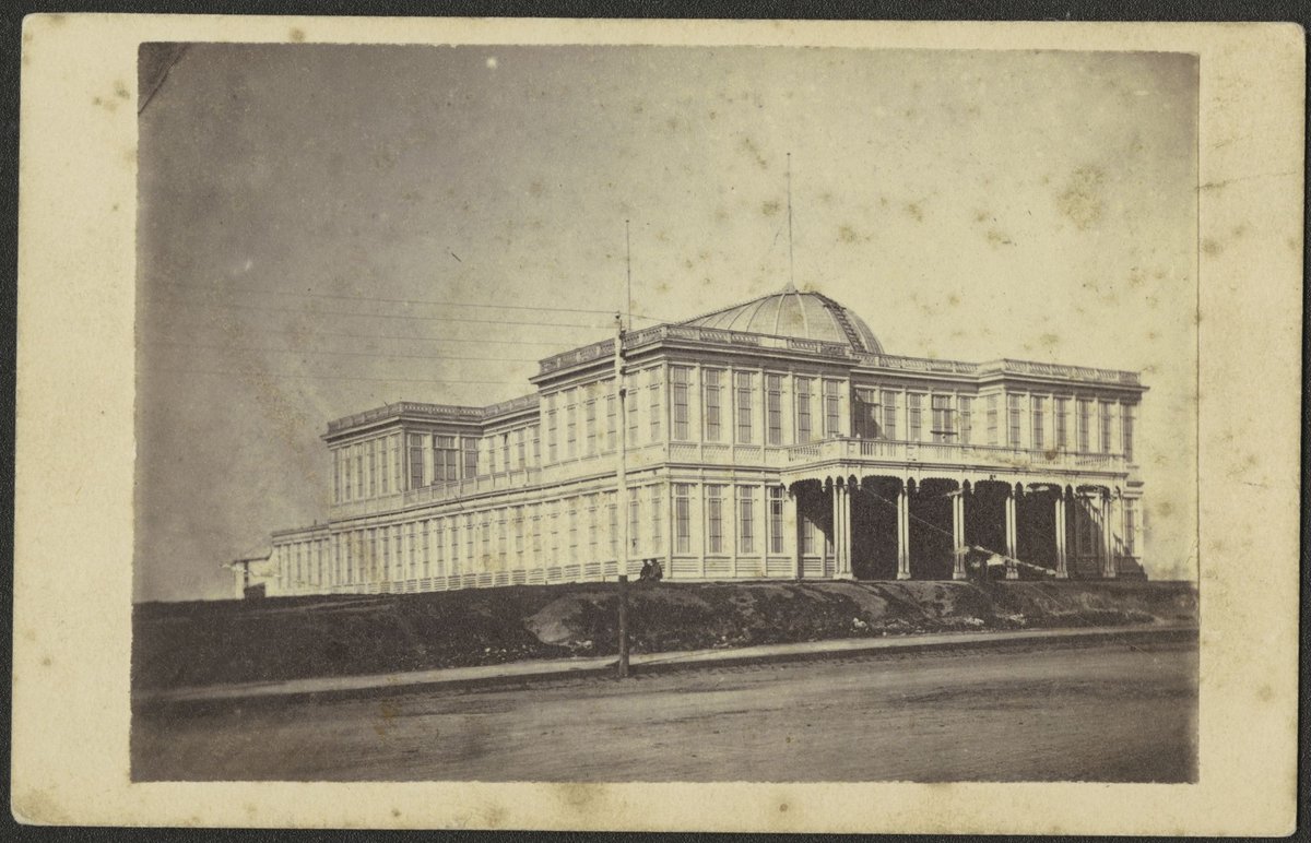 First exhibition building, William Street, Melbourne, Carlton (1860s)