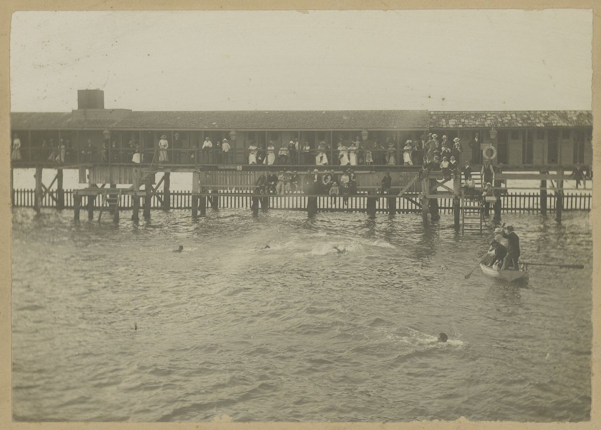 Swimming carnival at St. Kilda, St Kilda (c. 1914)