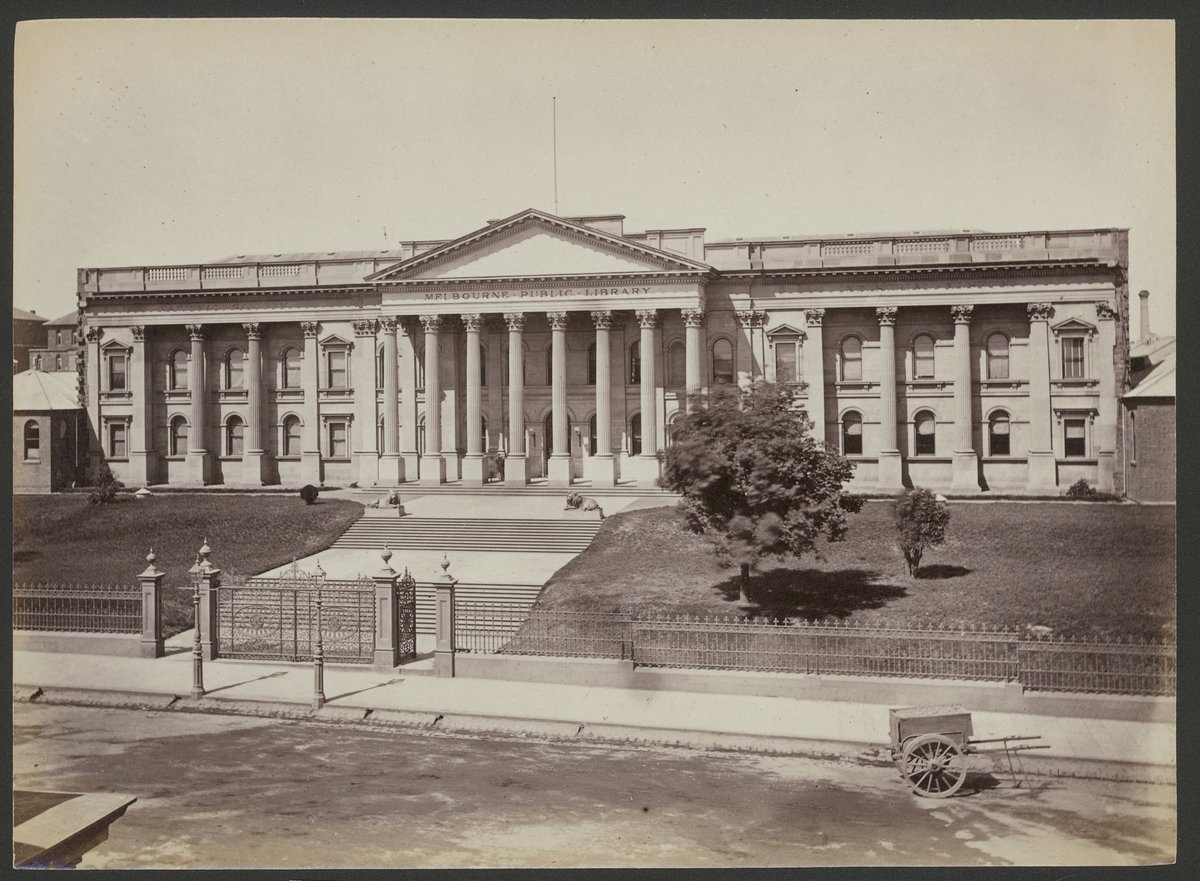 Public Library, Museums & National Gallery, Melbourne, Vic, Melbourne City (1870–80)