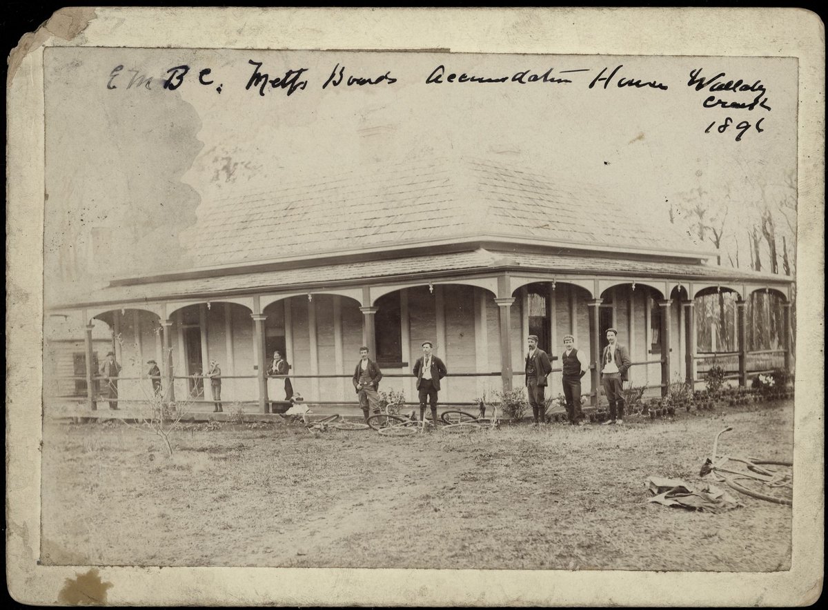 E.M.B.C. Melb. Boards Accommodation House, Wallaby Creek, Melbourne (1896)