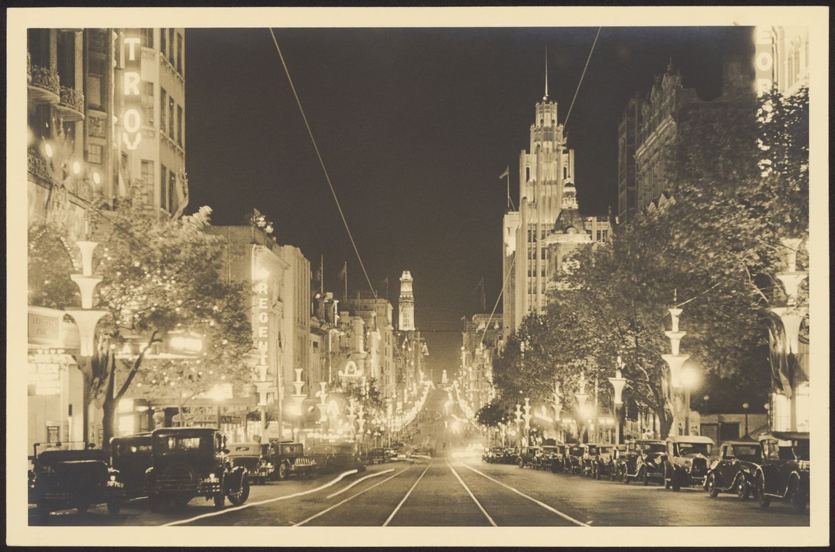[Collins Street, Melbourne centenary celebrations], Melbourne City (1934)