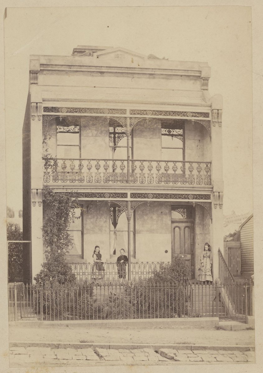 Henry Bunney's house in Melbourne c. 1873, East Melbourne
