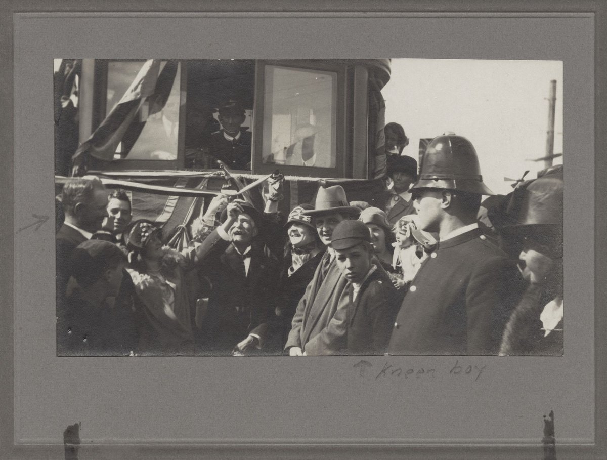 Opening of the Beaumaris end of the electric railway (1926)