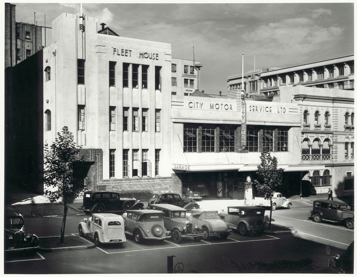 [Fleet House and City Motor Service Ltd., Collins Place, Melbourne] (1930s)