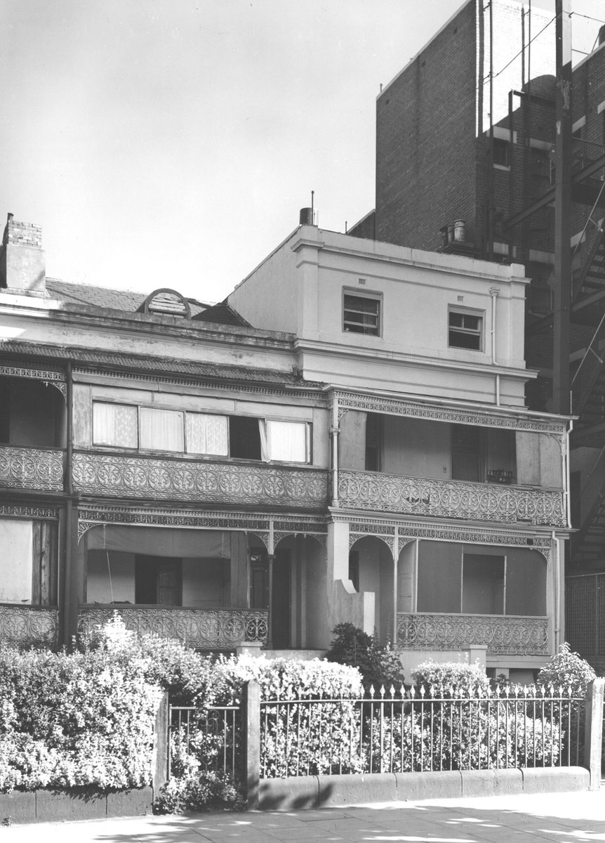 Terrace houses in Fitzroy Street, St. Kilda, adjacent to Ritz Mansions, St Kilda (1951)