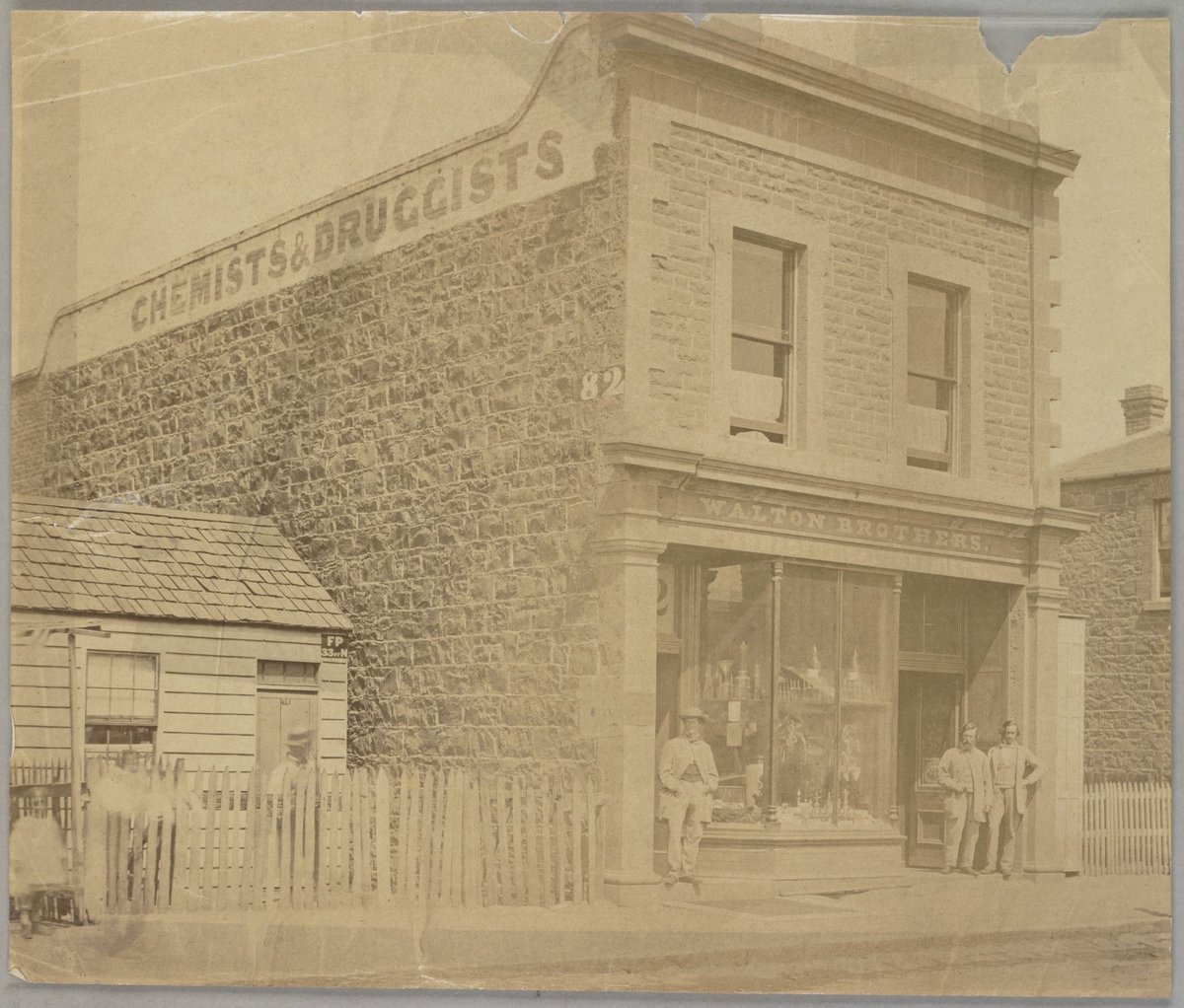 Walton Brothers Chemists and Druggists, 82 Wellington Street, East Collingwood (1861–62)
