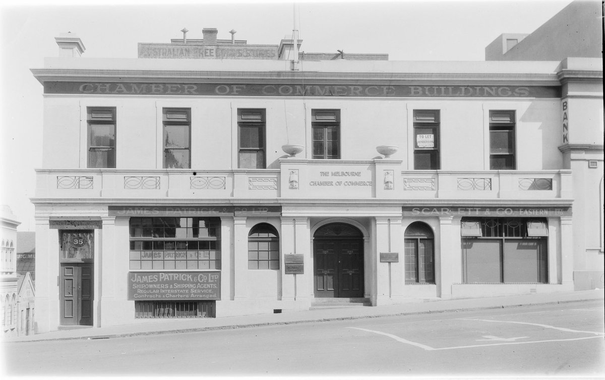 Melbourne Chamber of Commerce, 35 William Street, corner of Flinders Lane, Melbourne City (1934)
