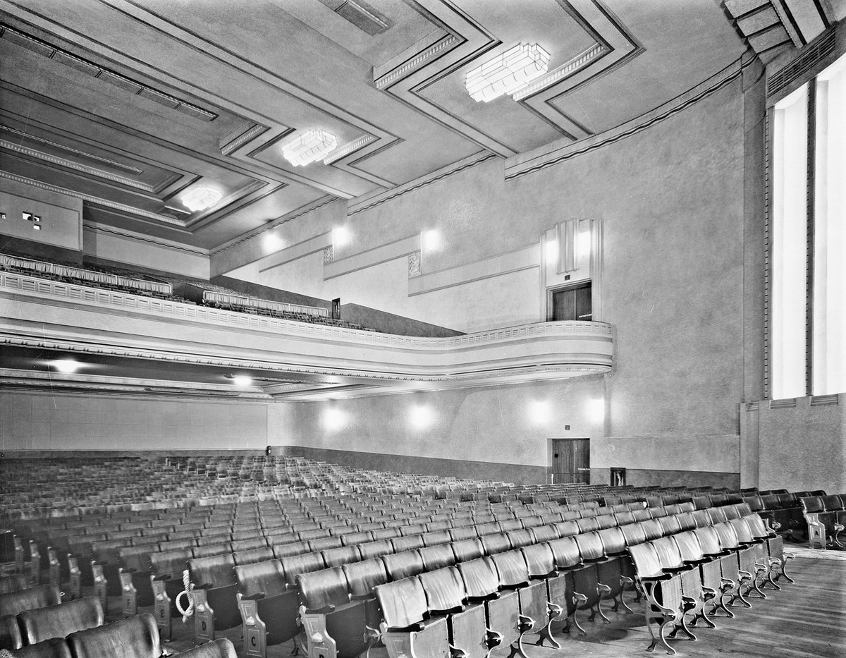 Interior of Astor Theatre, St. Kilda showing stalls seating, St Kilda (1936)