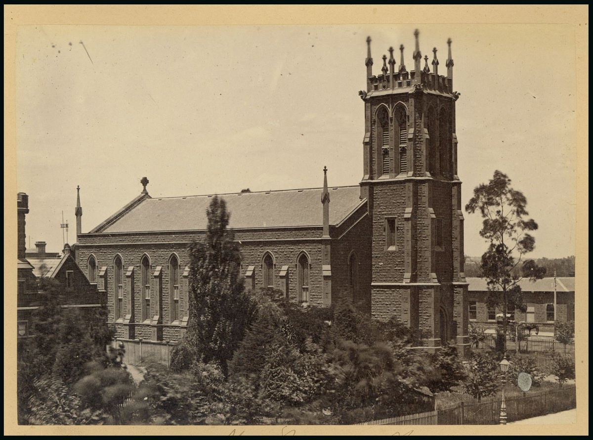 St. Paul's church, [Melbourne, Vic.] (c. 1880)