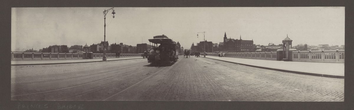 Princes Bridge looking north, Melbourne, Victoria, Melbourne City (1891–1900)