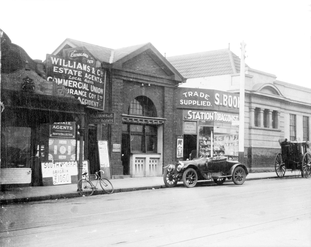 Williams & Company, estate agents at 157-161 Toorak Road, South Yarra in 1912