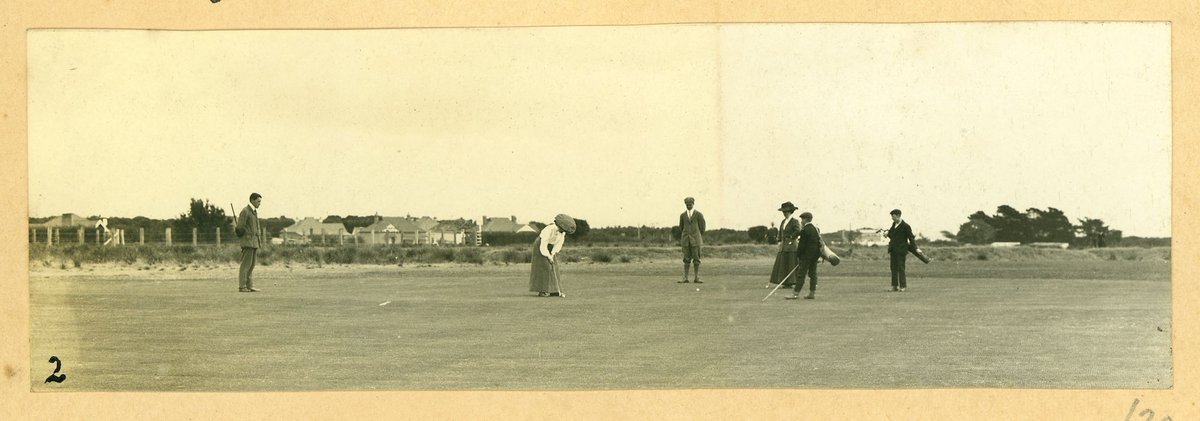Mixed foursome once a month on Thursdays, Royal Melbourne Golf Club, Sandringham, Vic (1909)