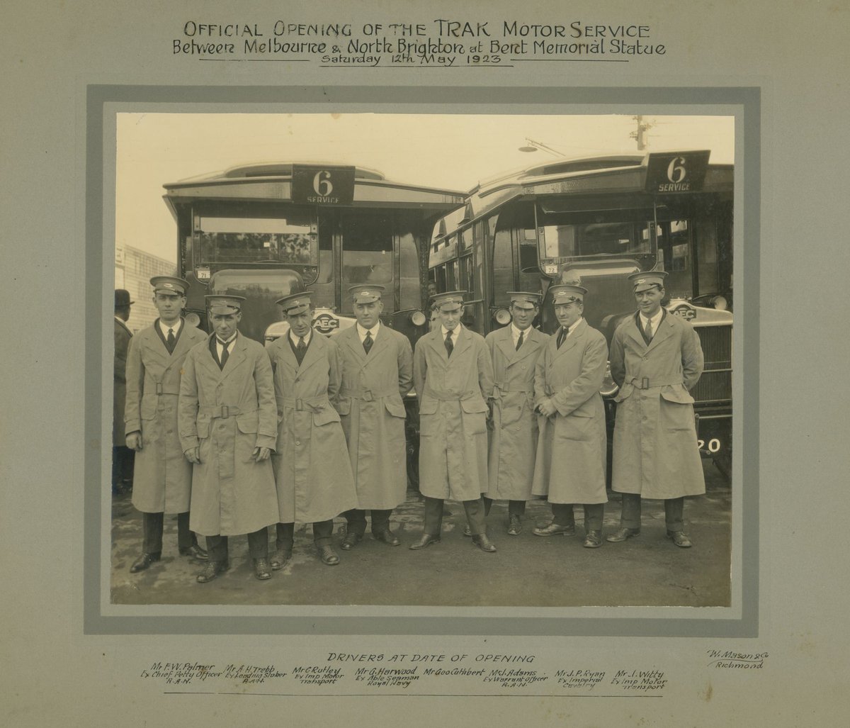 Official opening of the Trak Motor Service between Melbourne & North Brighton (1923)