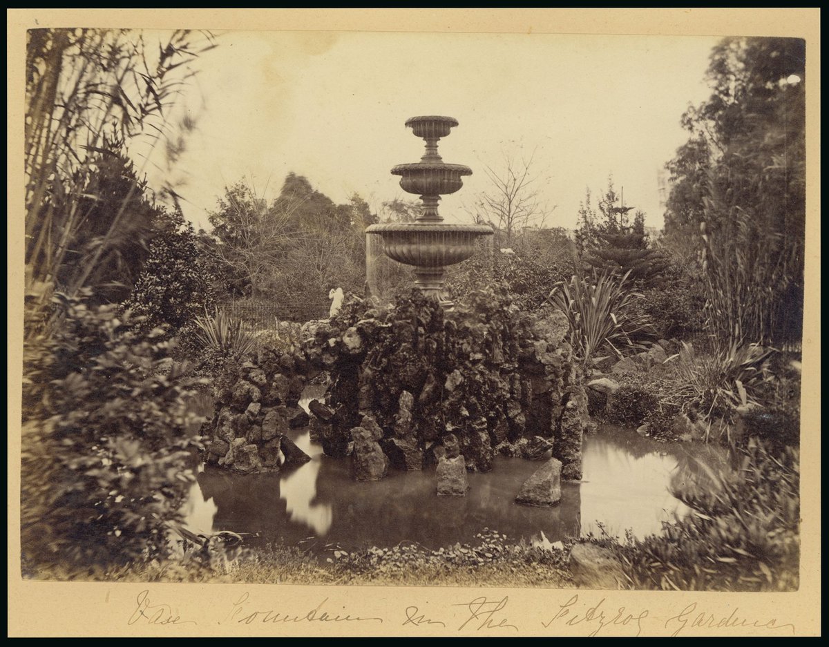 Vase Fountain in the Fitzroy Gardens, [Melbourne, Vic.], East Melbourne (c. 1880)