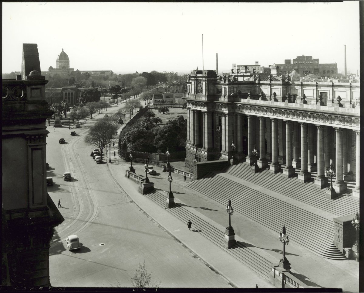 [Parliament House, Spring Street, Melbourne, Victoria], East Melbourne (1950–54)