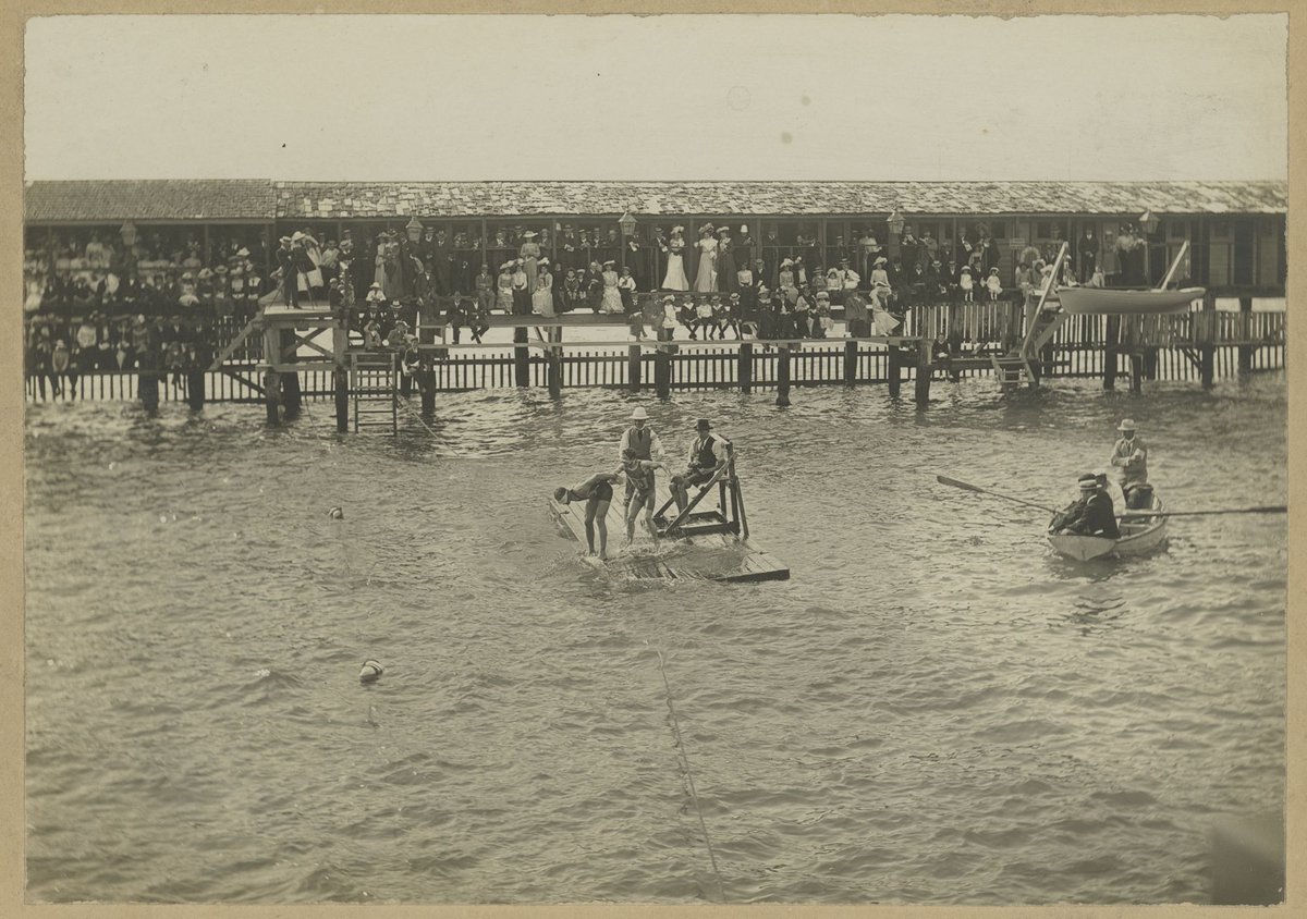 Swimming carnival at St. Kilda, St Kilda (c. 1914)