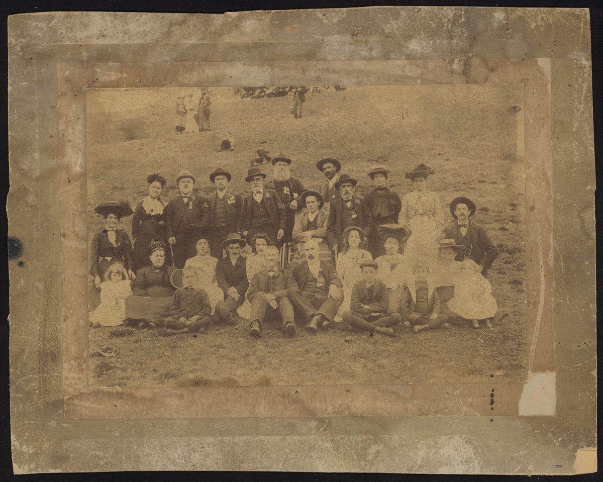First picnic in Heidelberg of the Royal Naval Veterans' Association, Easter Monday, April 1905