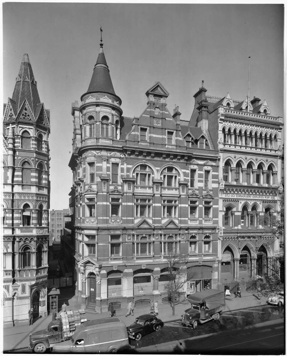 Winfield and Rialto buildings, 487-503 Collins Street, Melbourne, Melbourne City (1954)
