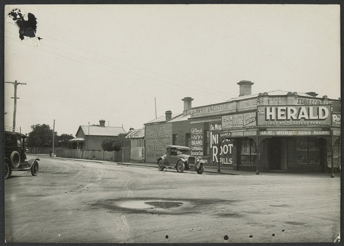 South Kensington to West Footscray, street scenes (1926–27)