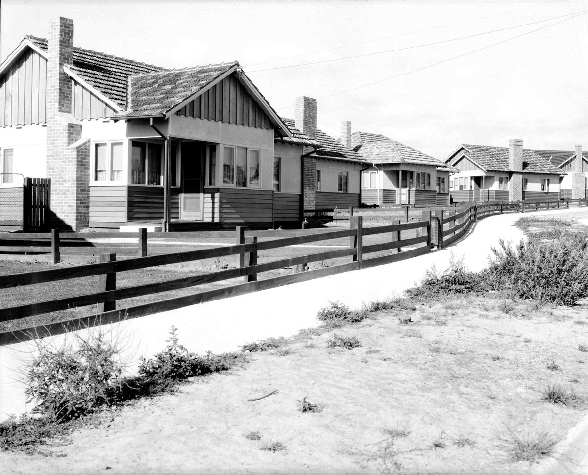 Houses on Housing Commission of Victoria housing estate at Coburg (1945–49)