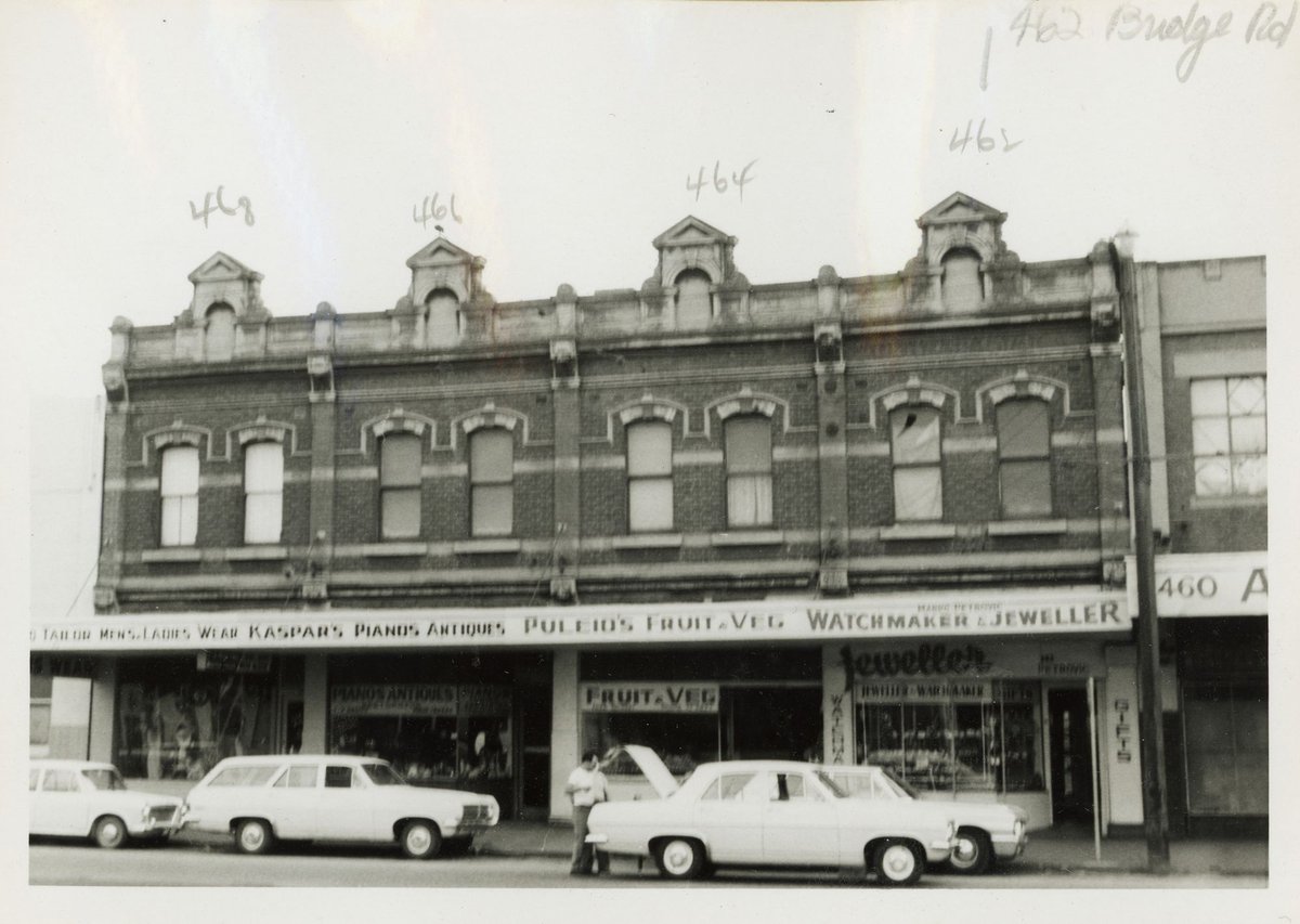 Terrace buildings, Bridge Road, Richmond (1967–69)