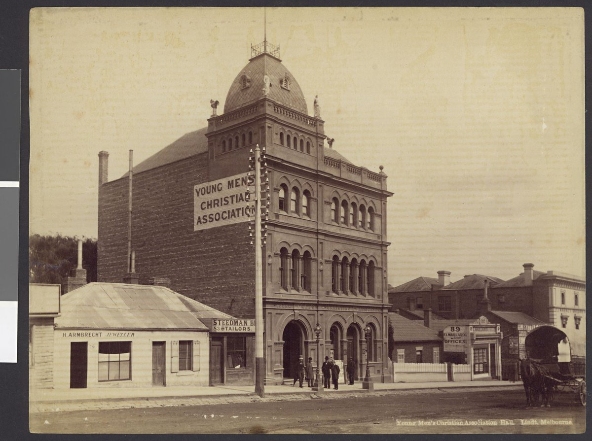 Young Men's Christian Association Hall, [Russell Street, Melbourne, Vic.], Melbourne City (1878–94)