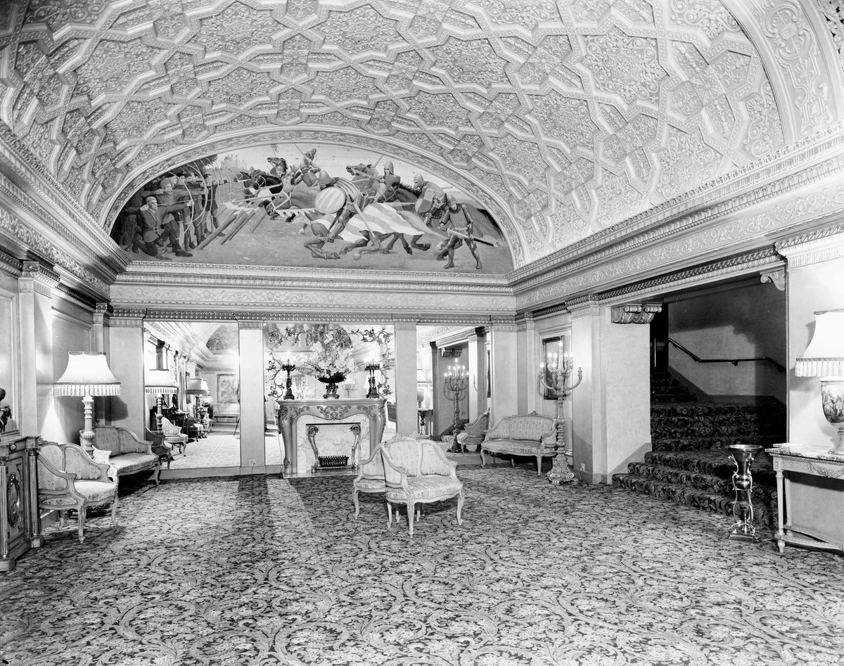 Dress circle foyer of the Regent Theatre, Collins Street, Melbourne City (1948)